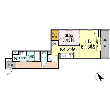 ロゼ清新の物件間取画像